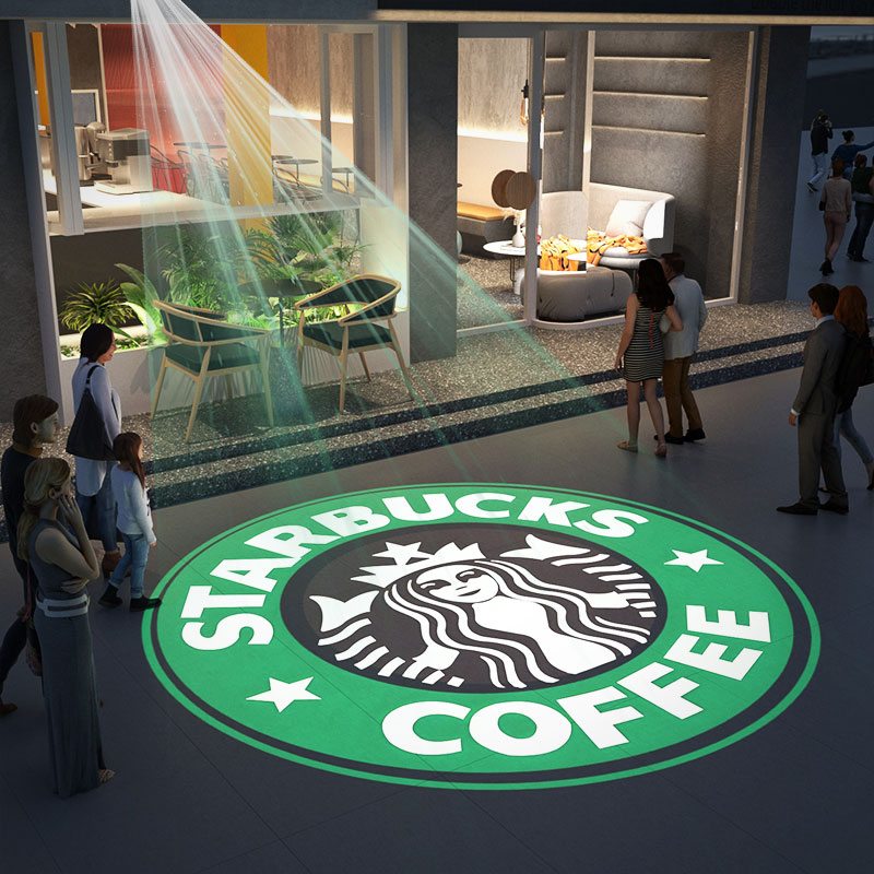 Outdoor Lighting Logo - STLF Logo Projector Free Custom Advertising