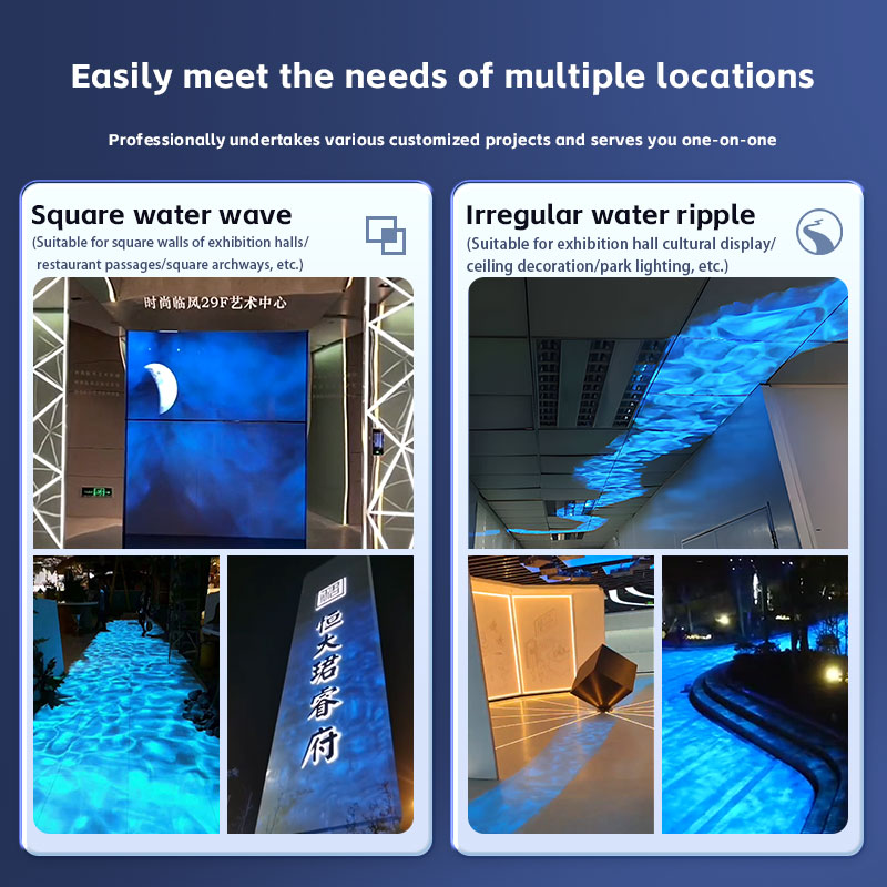 Square Water Ripple Projector  - Outdoor Lighting Logo ulasan dan harga