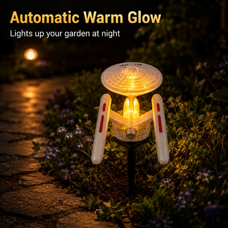 Star Trek USS Enterprise Solar - Outdoor Lighting Company ulasan dan harga