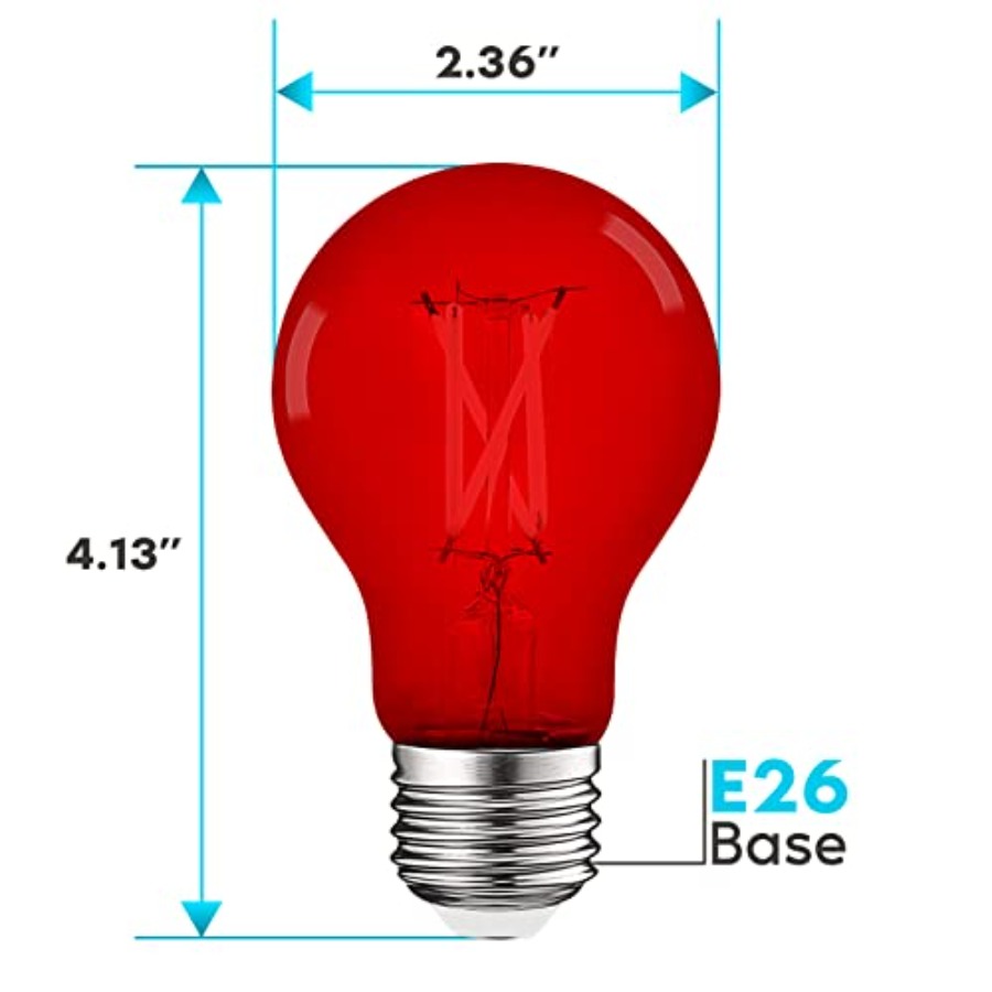 A19 Edison LED Light Bulbs, 4. - Outdoor Lighting And Decor ulasan dan harga