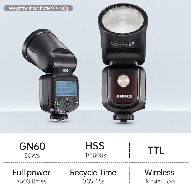 JINBEI HD-1Round-head HSS Spee - Outdoor Lighting In Photography ulasan dan harga