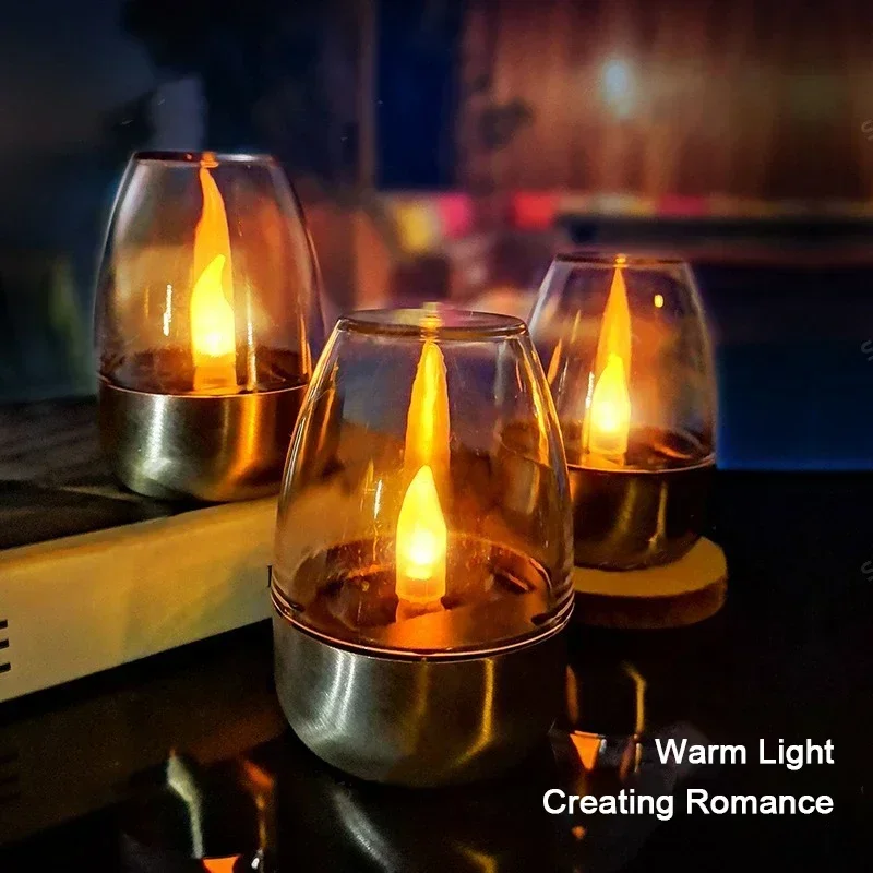 LED Solar Candles Light Flamel - Outdoor Lighting Company ulasan dan harga