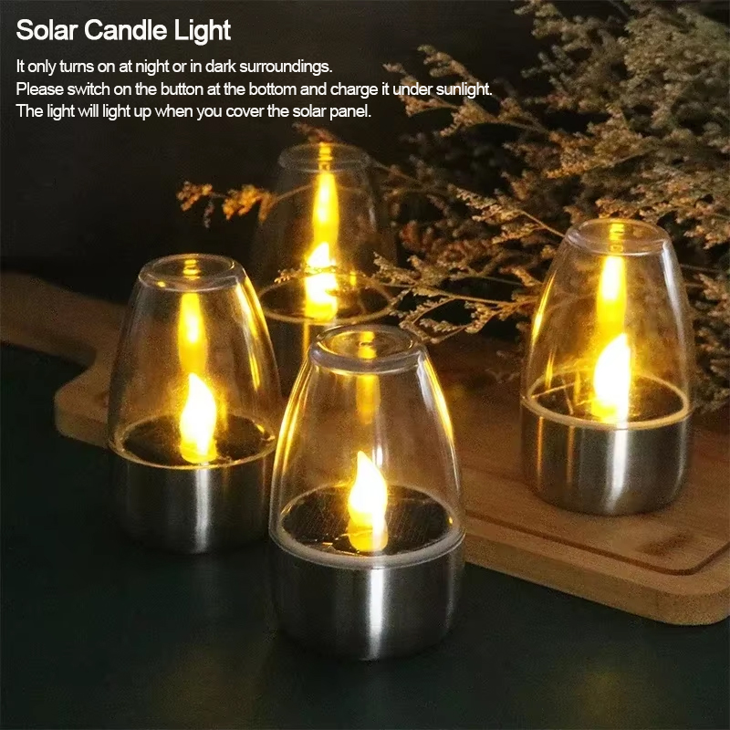 LED Solar Candles Light Flamel - Outdoor Lighting Company ulasan dan harga