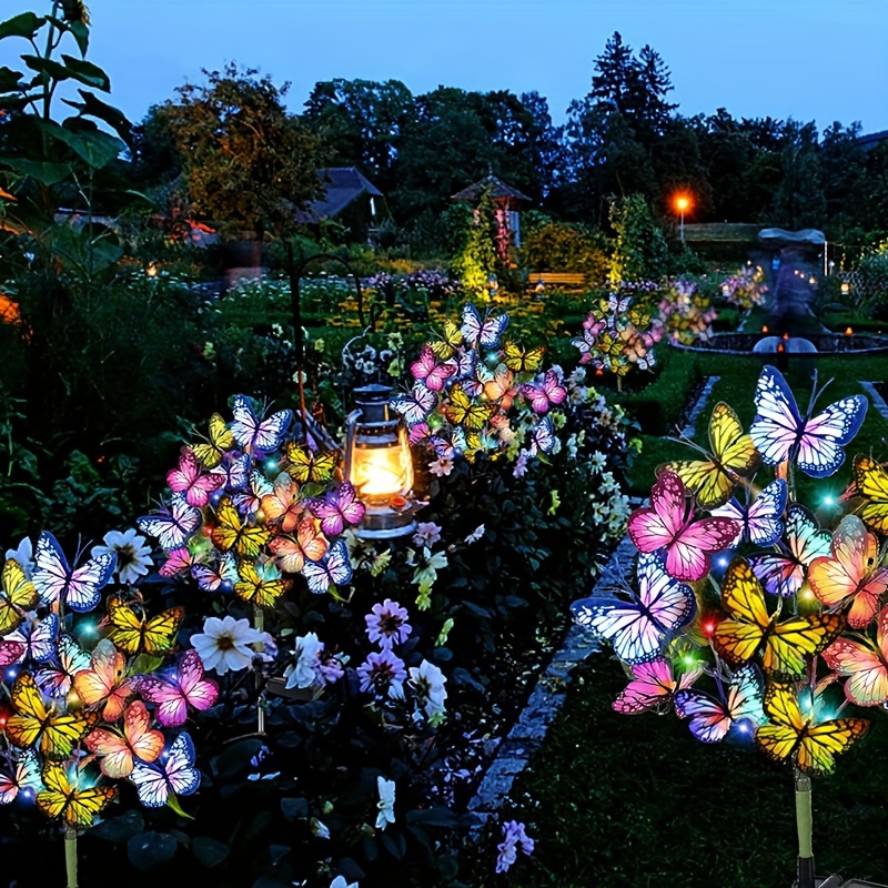 Solar LED Butterfly Garden Lig - Outdoor Lighting Company ulasan dan harga
