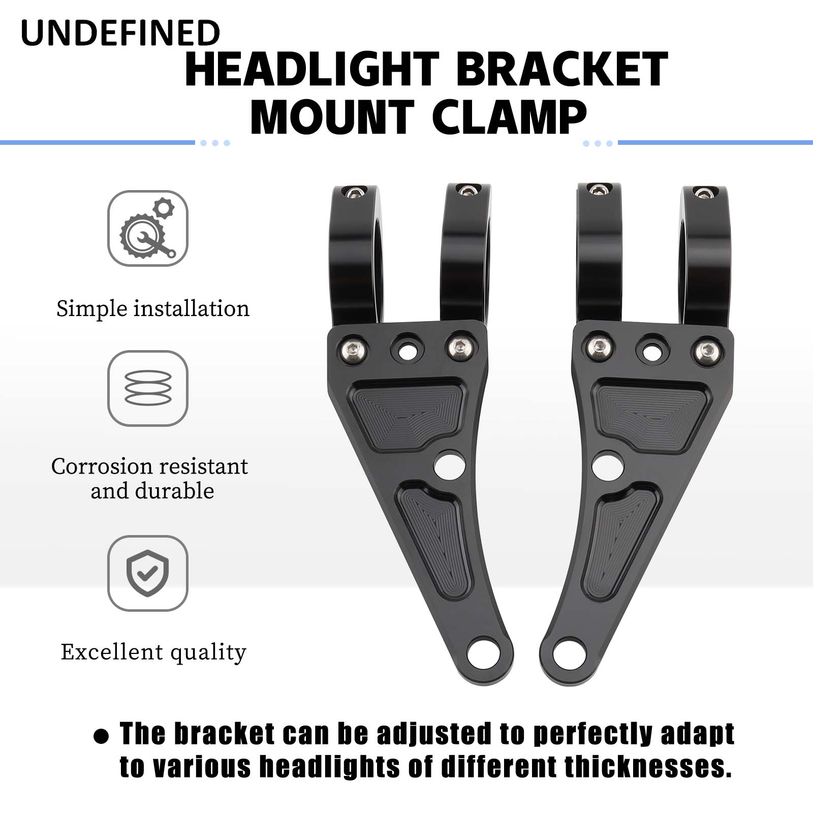 33mm-58mm Headlight Bracket Mo - Outdoor Lighting Company ulasan dan harga