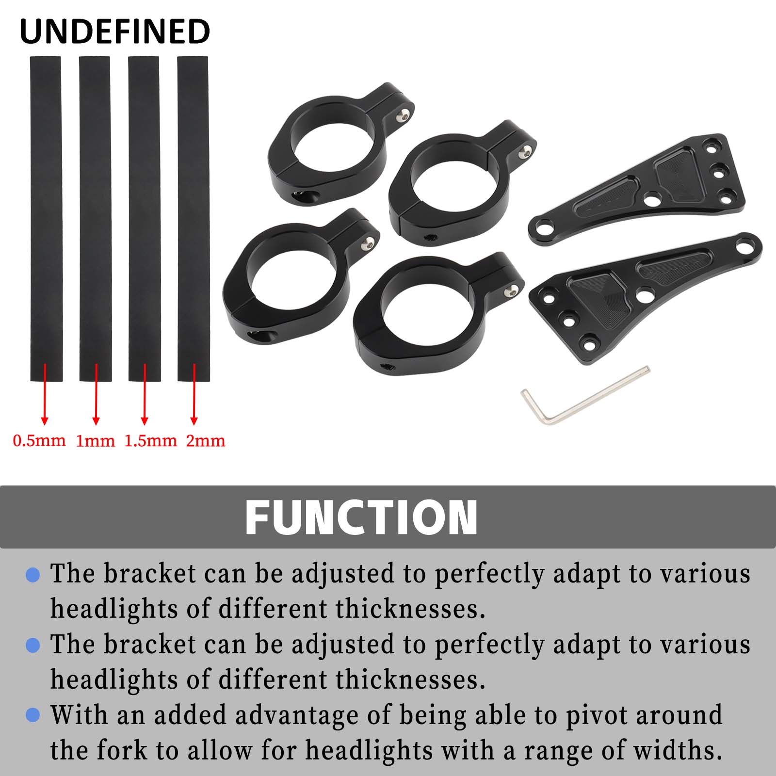 33mm-58mm Headlight Bracket Mo - Outdoor Lighting Company ulasan dan harga