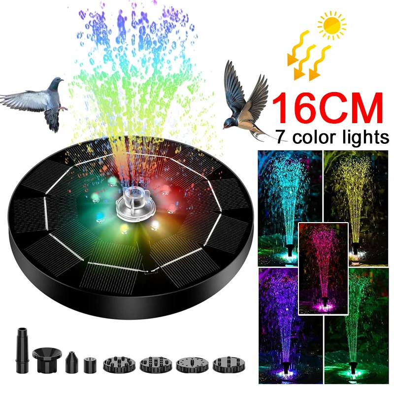 Fountain Light 7 Colors LED Li - Outdoor Lighting Company ulasan dan harga