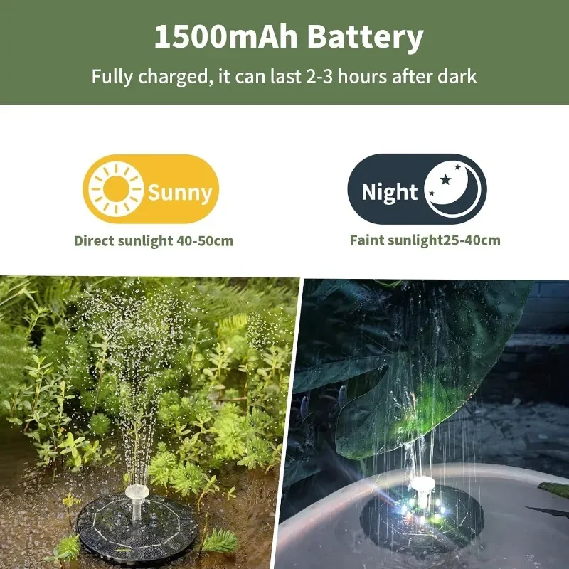 Fountain Light 7 Colors LED Li - Outdoor Lighting Company ulasan dan harga