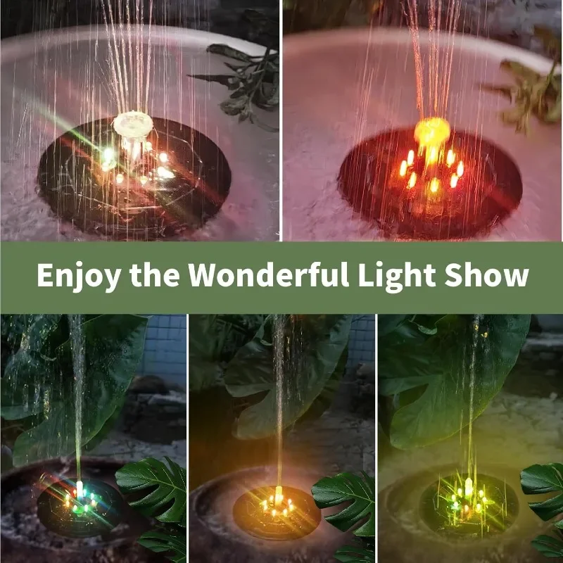 Fountain Light 7 Colors LED Li - Outdoor Lighting Company ulasan dan harga
