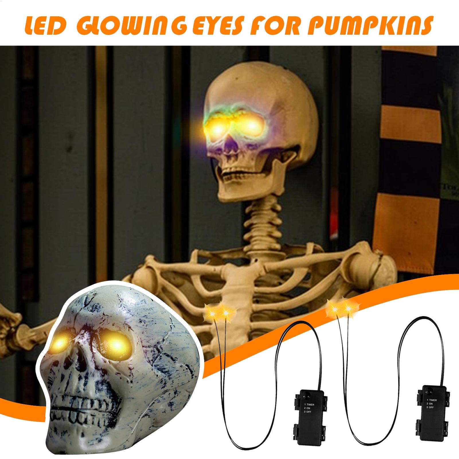 1PC Glowing Eyes Halloween Lig - Outdoor Lighting Timer ulasan dan harga