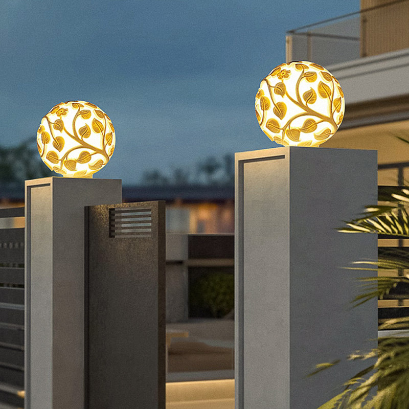 Outdoor column lights solar LE - Outdoor Lighting And Decor ulasan dan harga
