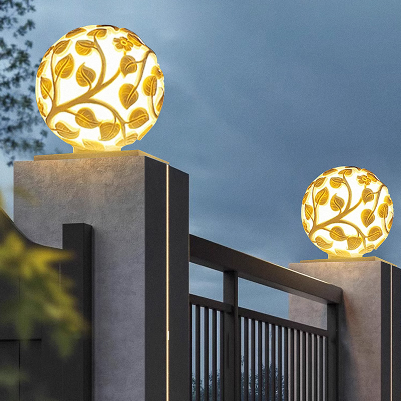 Outdoor column lights solar LE - Outdoor Lighting And Decor ulasan dan harga
