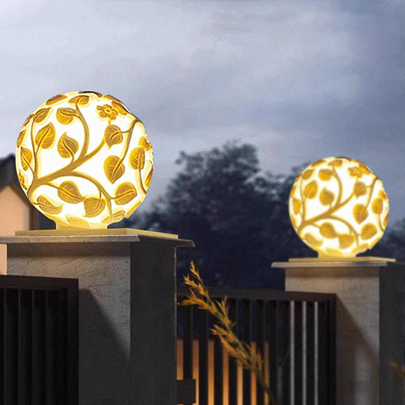 Outdoor column lights solar LE - Outdoor Lighting And Decor ulasan dan harga