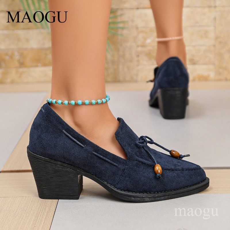 7CM Heeled Women's Spring Autu - Outdoor Lighting Vintage ulasan dan harga