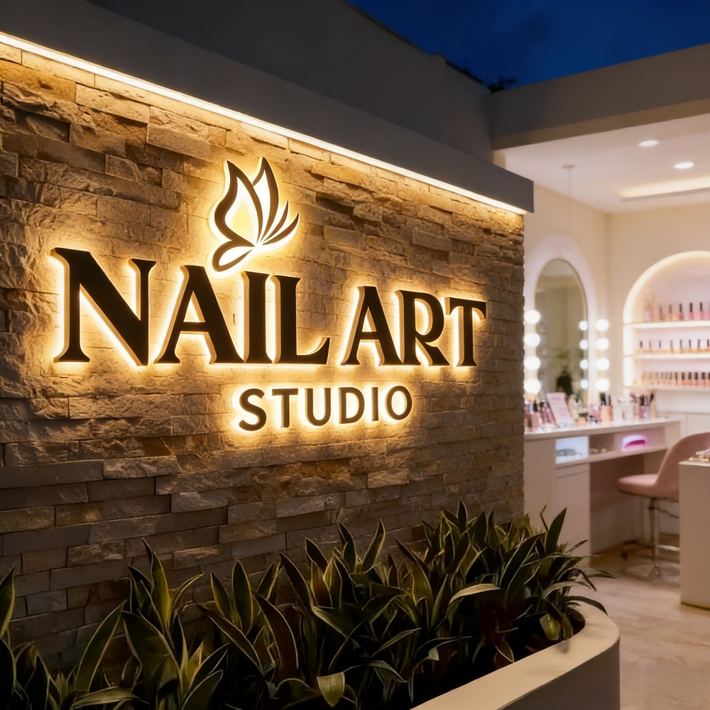 Custom 3D Metal Letter LED Sig - Outdoor Lighting Logo ulasan dan harga