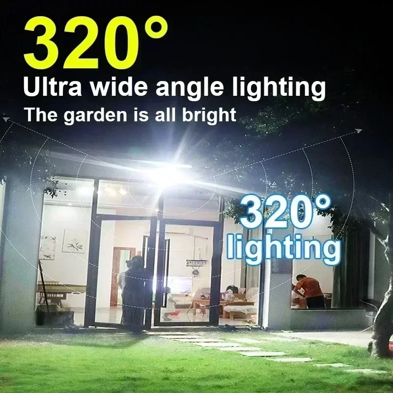 12000LM Powerful Solar Wall La - Outdoor Lighting Company ulasan dan harga