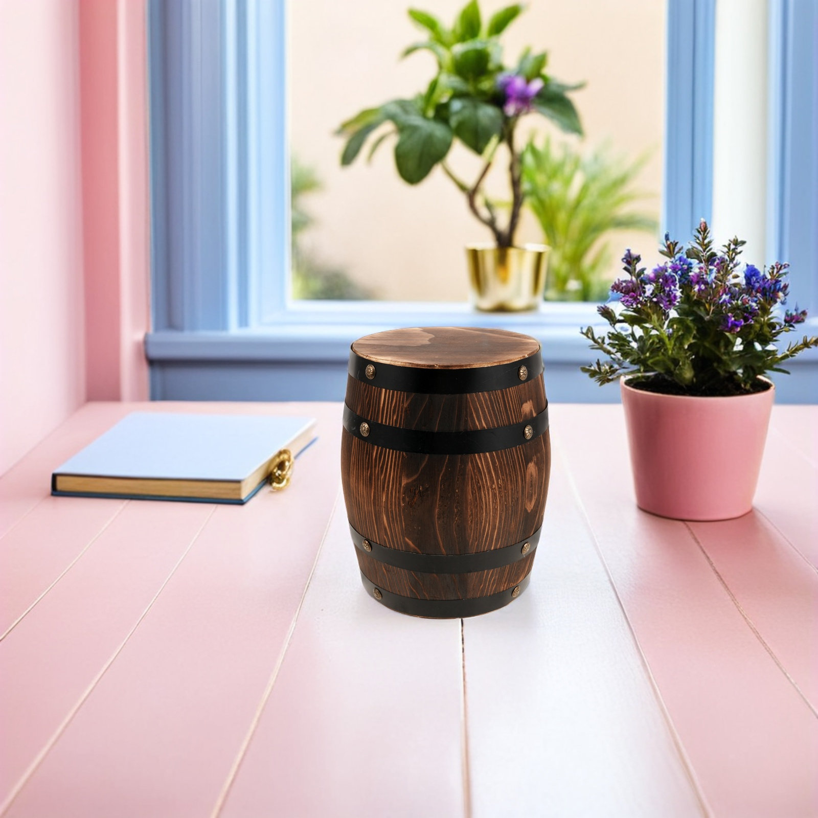 Wooden Vintage Stool Retro Out - Outdoor Lighting Vintage ulasan dan harga