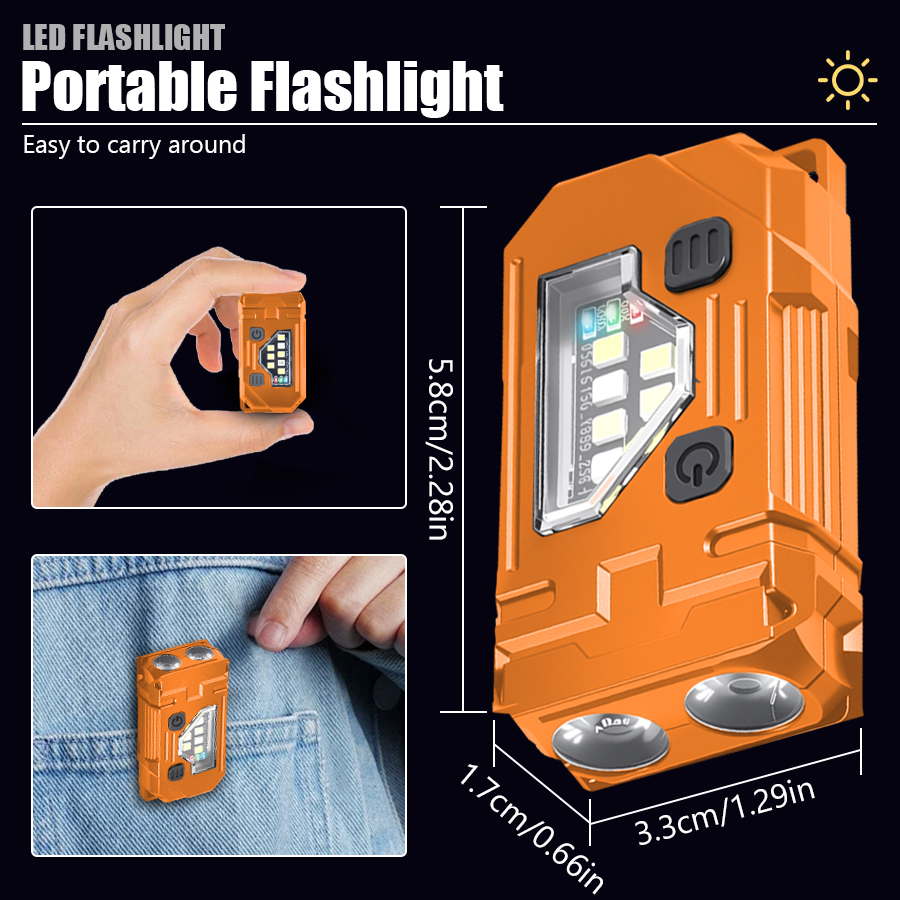 Mini Keychain EDC Flashlight R - Outdoor Lighting Lowes ulasan dan harga