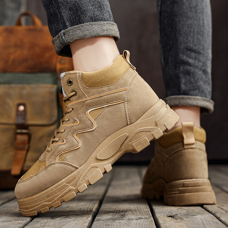 Men's casual boots four season - Outdoor Lighting Round ulasan dan harga