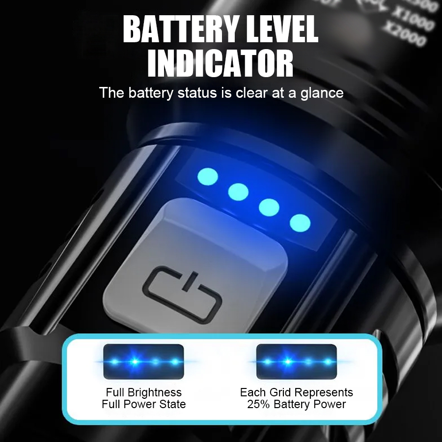 High Power P50 LED Flashlight  - Outdoor Lighting Lowes ulasan dan harga