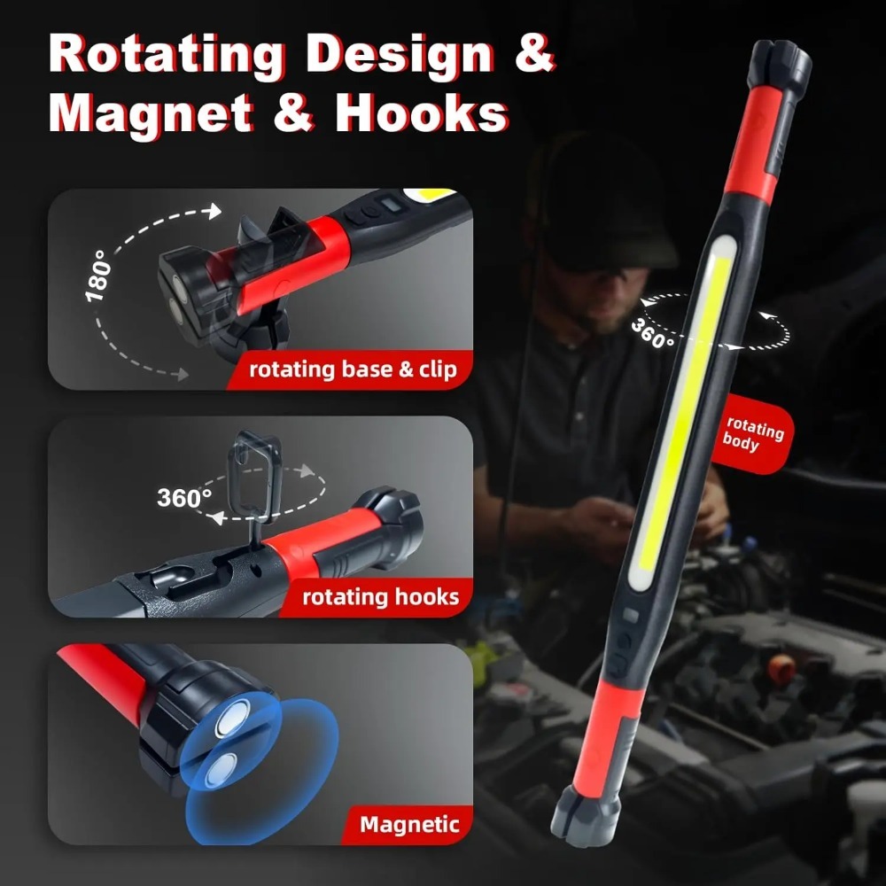Super Bright Magnetic COB Work - Outdoor Lighting Lowes ulasan dan harga