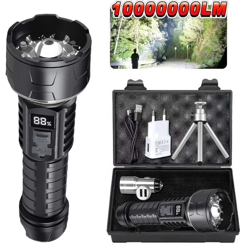 COB LED Flashlight Rechargeabl - Outdoor Lighting Lowes ulasan dan harga