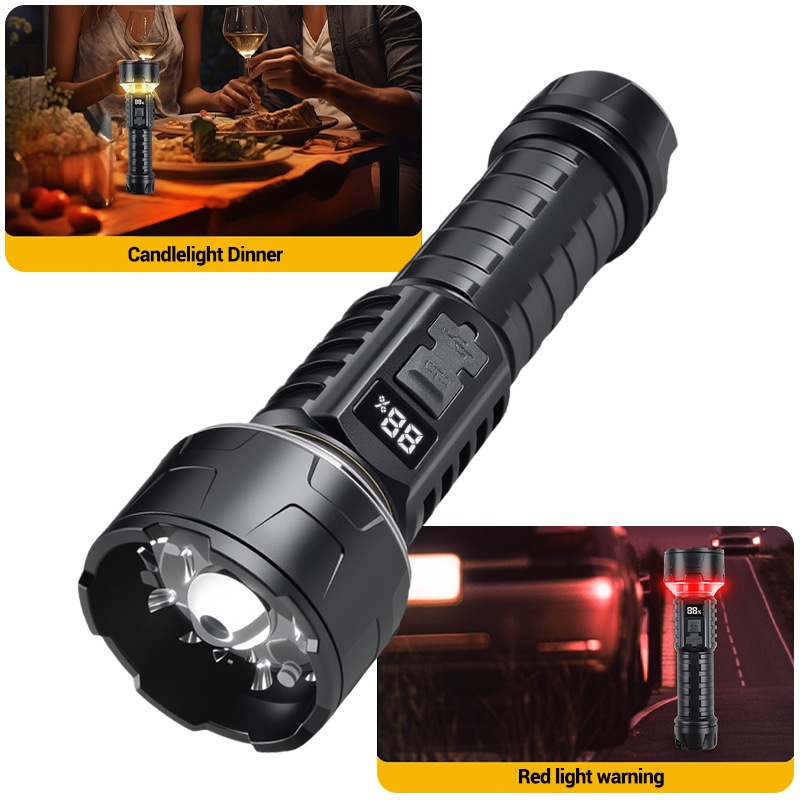 COB LED Flashlight Rechargeabl - Outdoor Lighting Lowes ulasan dan harga