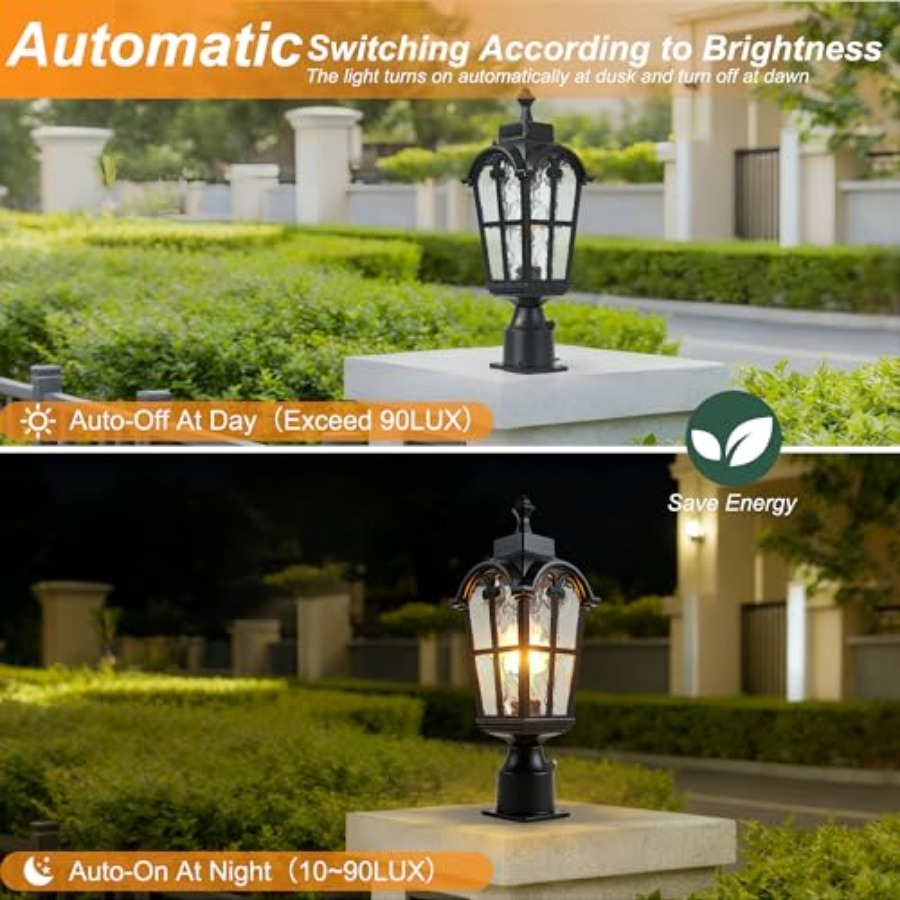 Sensor Outdoor Post Lights Wat - Outdoor Lighting Waterproof ulasan dan harga