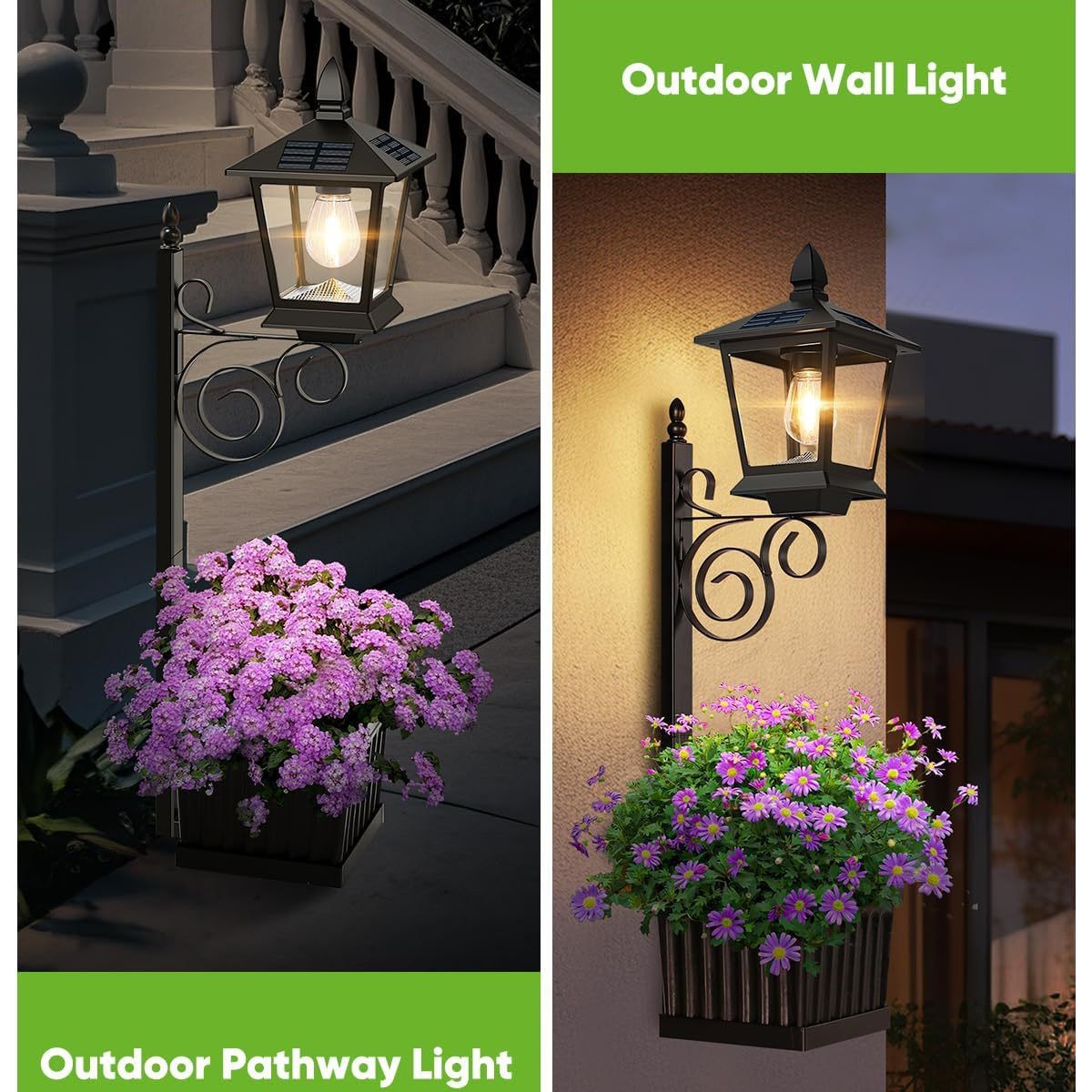 2 in 1 Solar Planter Lamp Wate - Outdoor Lighting And Decor ulasan dan harga