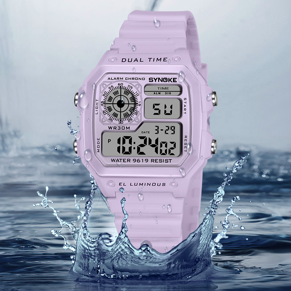 SYNOKE Digital Watches Lady Sp - Outdoor Lighting Timer ulasan dan harga