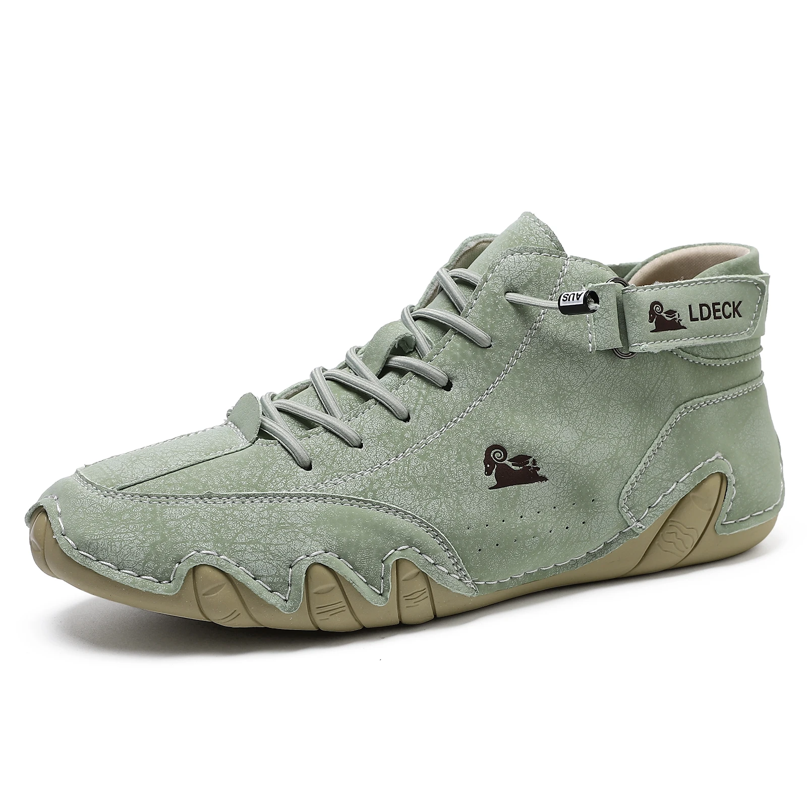 Men's Genuine Leather Shoes An - Outdoor Lighting Round ulasan dan harga