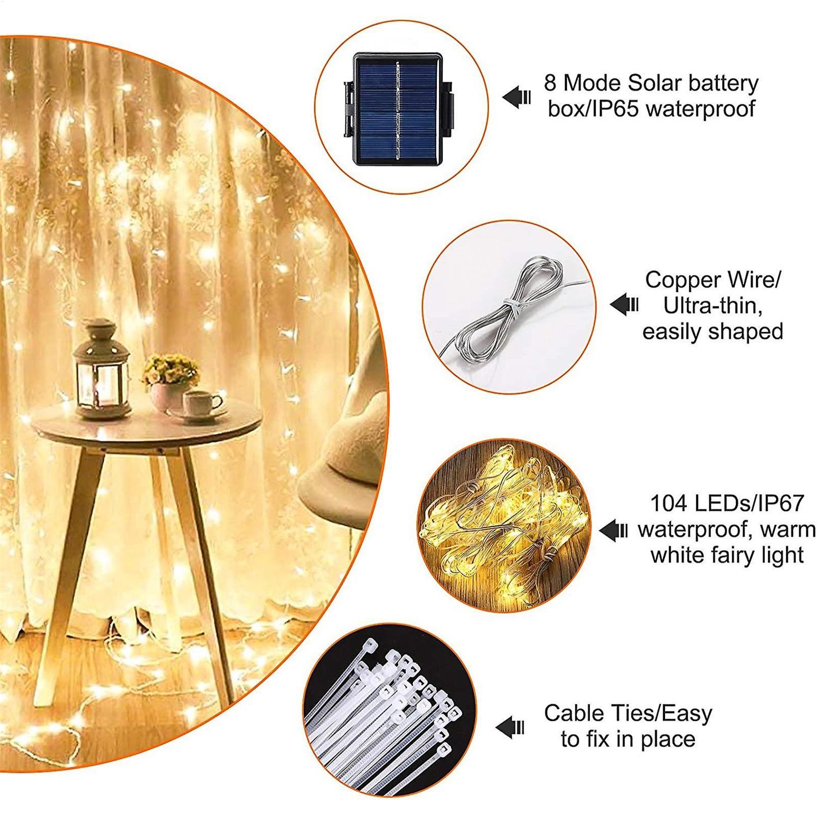 Solar Umbrella String Light 10 - Outdoor Lighting Company ulasan dan harga