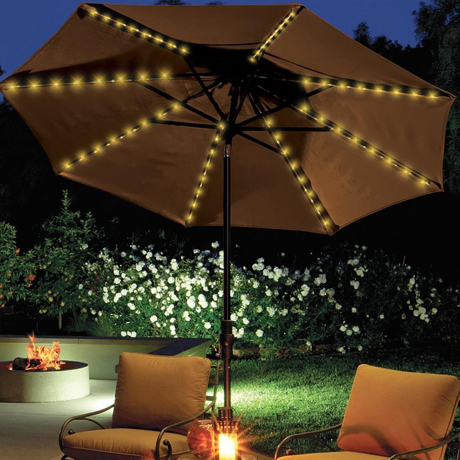 Solar Umbrella String Light 10 - Outdoor Lighting Company ulasan dan harga