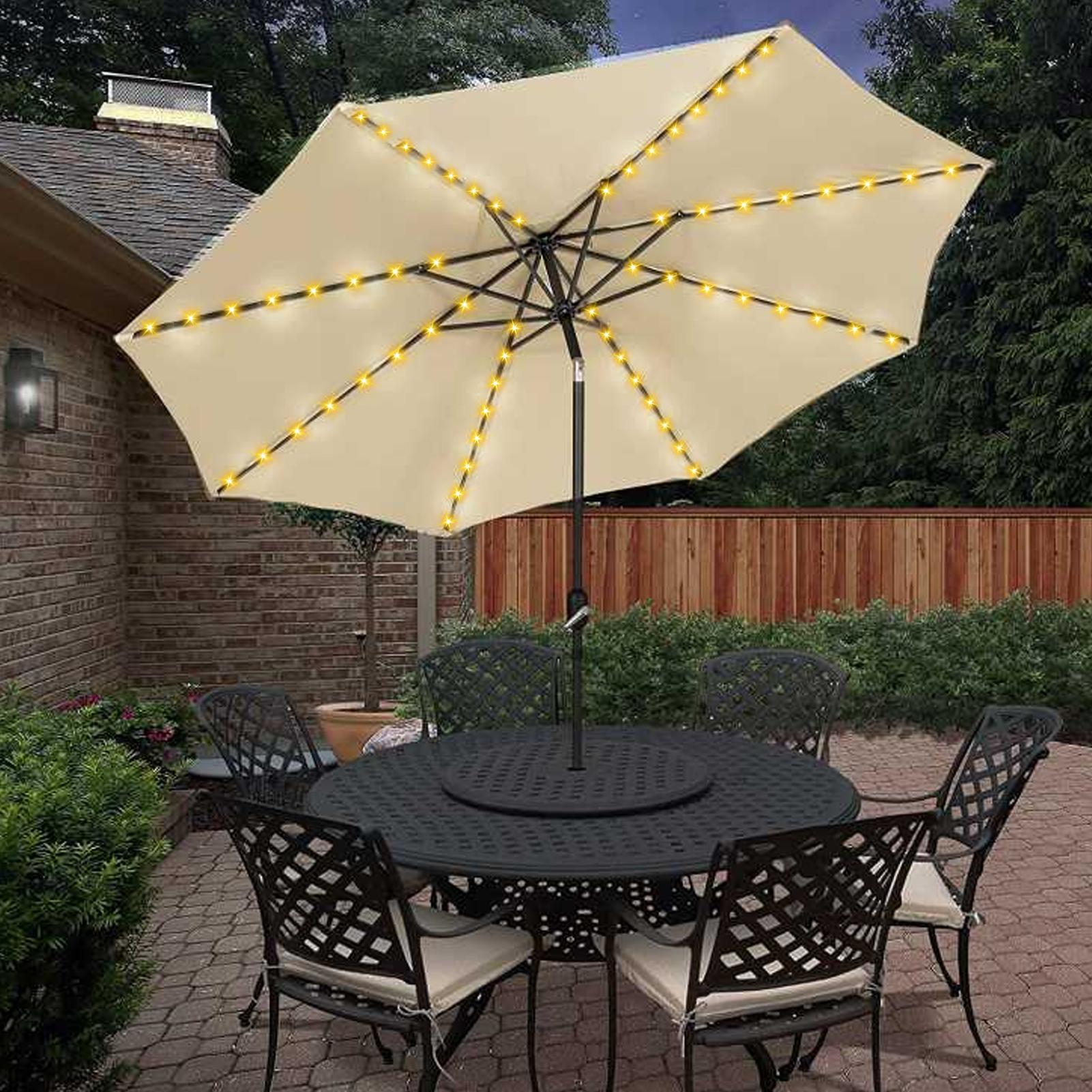 Solar Umbrella String Light 10 - Outdoor Lighting Company ulasan dan harga