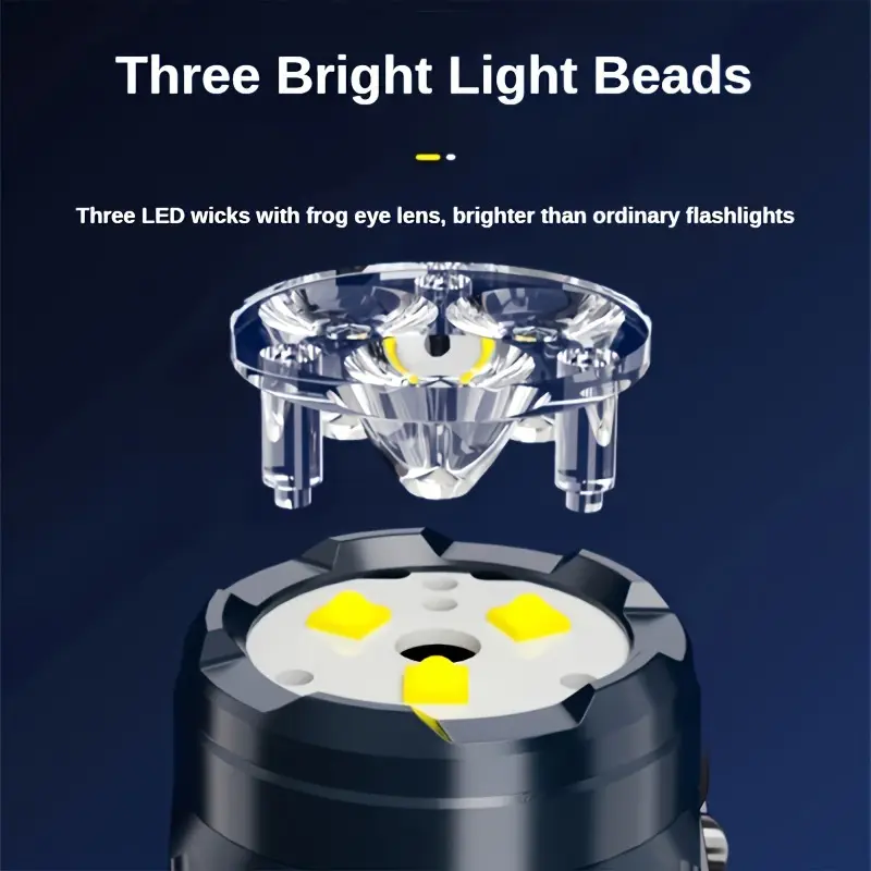 Mini 3LED Flashlight With Pen  - Outdoor Lighting Lowes ulasan dan harga