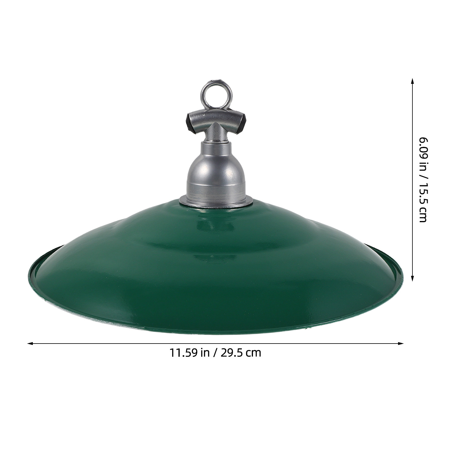 30Cm Rustic Enamel Lamp Shade  - Outdoor Lighting Vintage ulasan dan harga