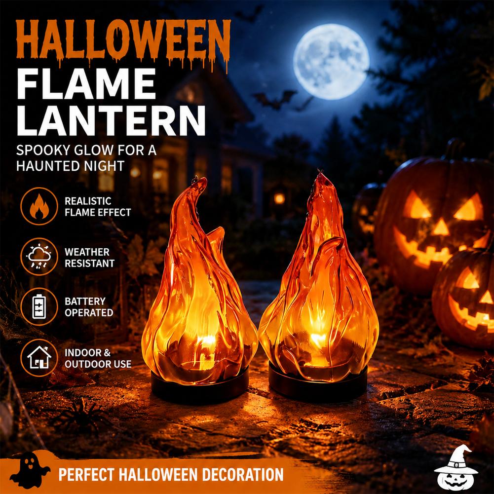 Solar Flame Hanging Lantern Li - Outdoor Lighting And Decor ulasan dan harga