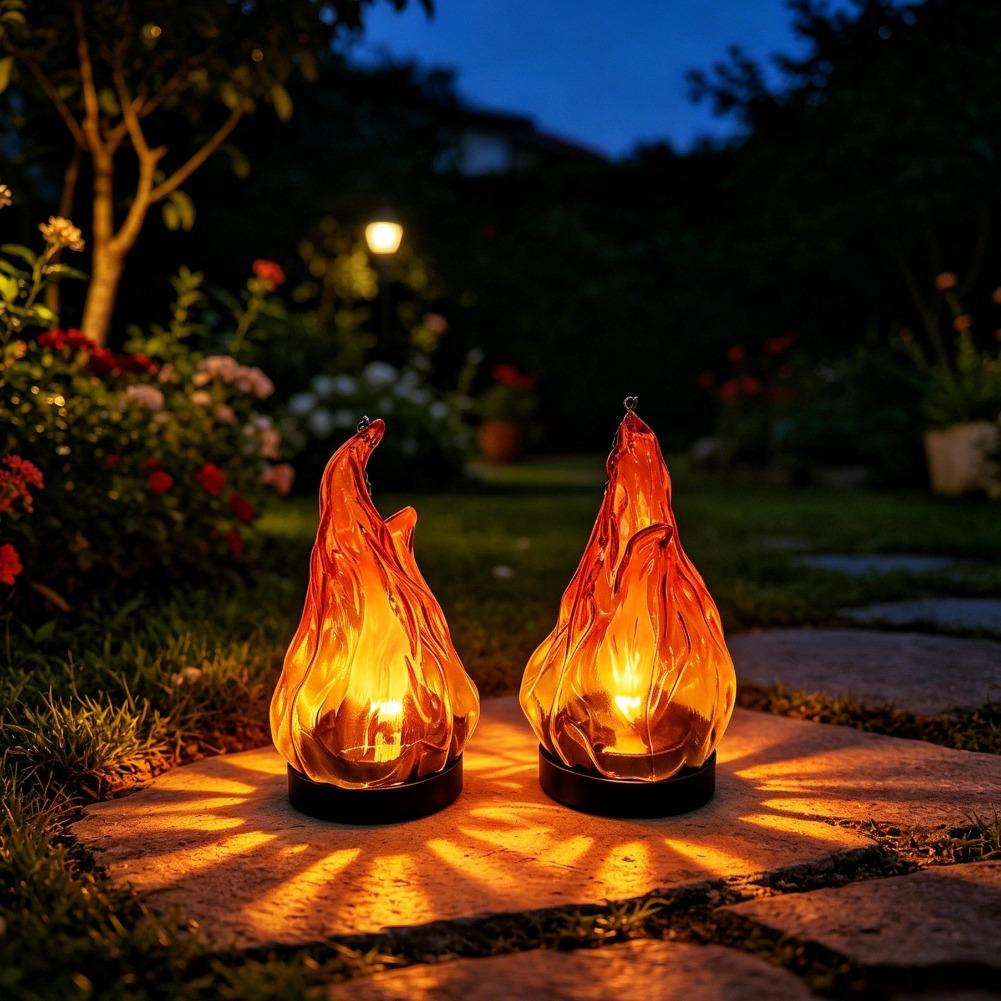 Solar Flame Hanging Lantern Li - Outdoor Lighting And Decor ulasan dan harga