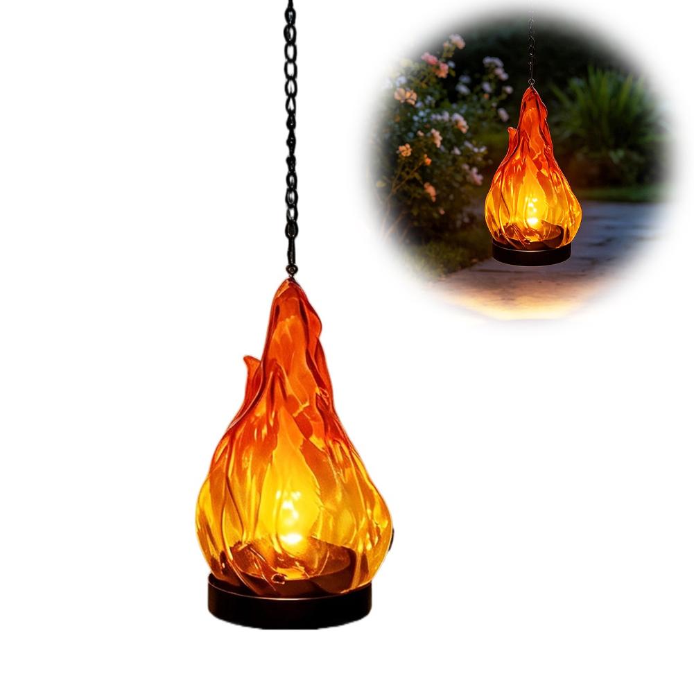 Solar Flame Hanging Lantern Li - Outdoor Lighting And Decor ulasan dan harga