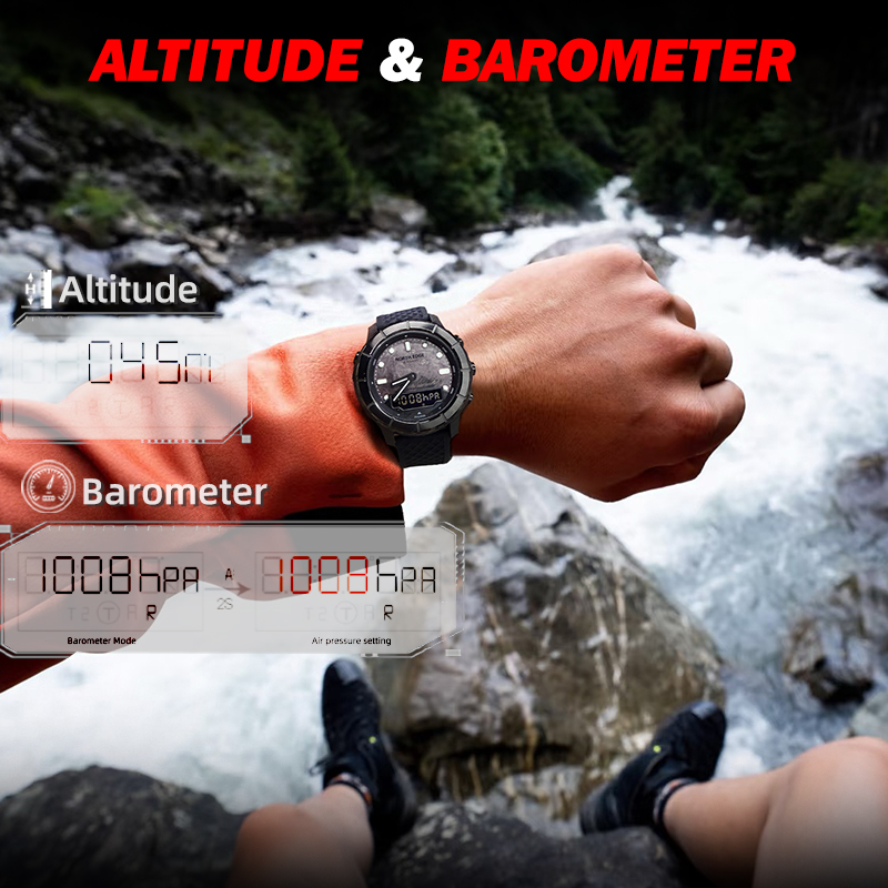 NORTH EDGE THARSIS Men Carbon  - Outdoor Lighting Timer ulasan dan harga