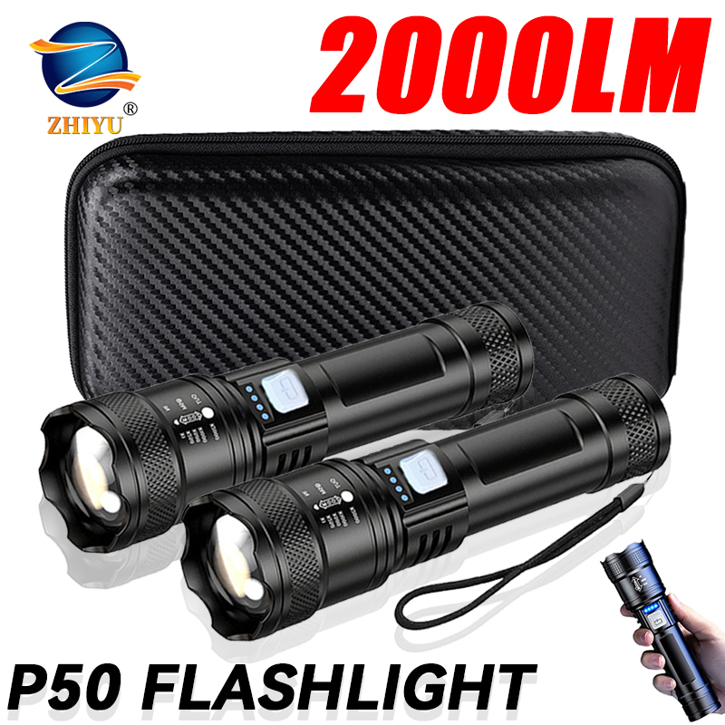 Tactical LED Flashlight 2000LM - Outdoor Lighting Lowes ulasan dan harga
