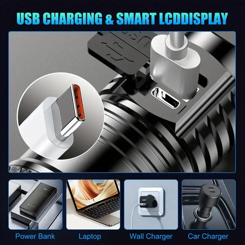 Tactical LED Flashlight 2000LM - Outdoor Lighting Lowes ulasan dan harga