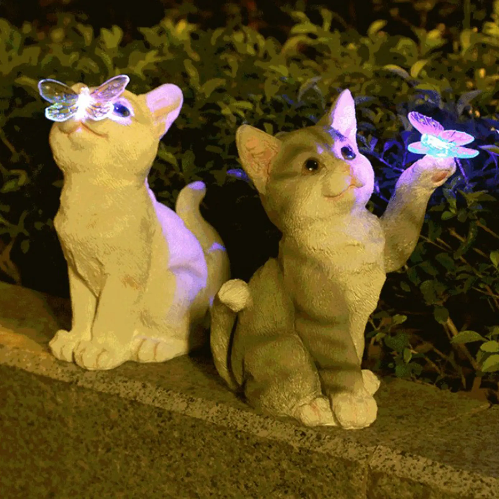 Outdoor Cat Sculpture Figurine - Outdoor Lighting Company ulasan dan harga