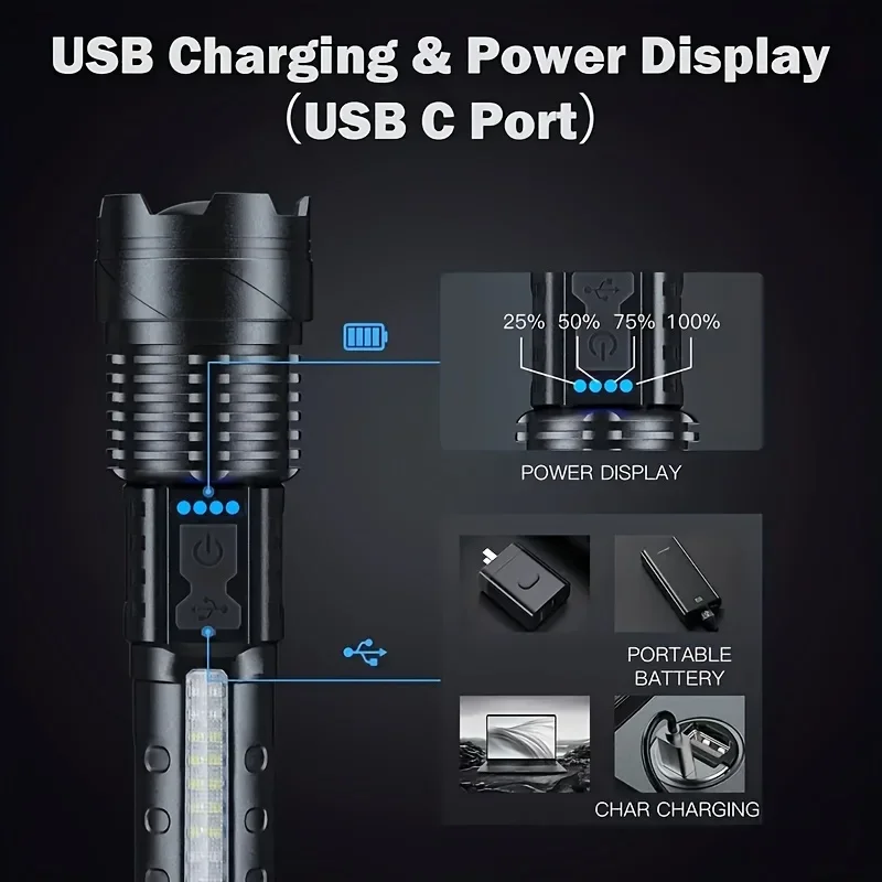 Powerful LED Flashlight Batter - Outdoor Lighting Lowes ulasan dan harga